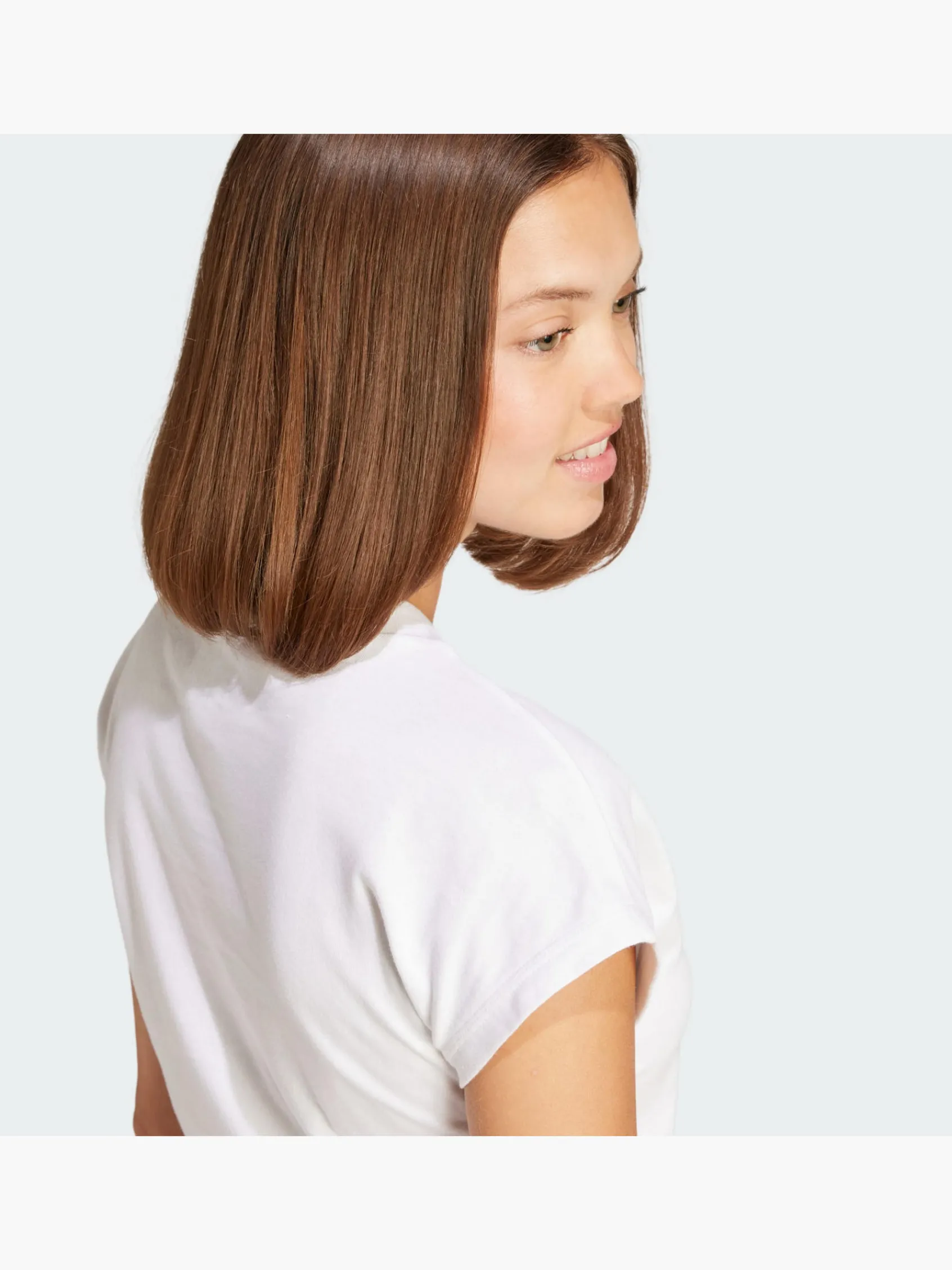 Damen adidas Essentials Linear Cotton T-Shirt