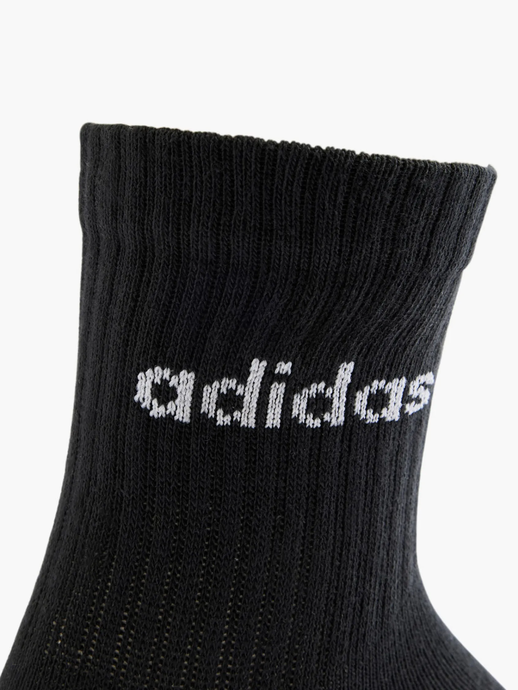 Damen adidas Essentials Linear 3er Pack Crew Socken