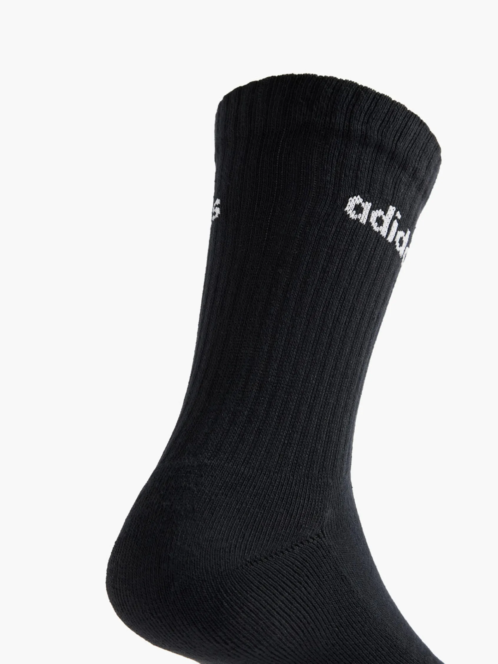 Herren adidas Essentials Linear 3er Pack Crew Socken