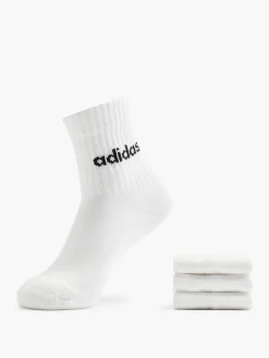 Kinder adidas Essentials Linear 3er Pack Crew Socken