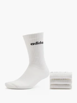 Herren Essentials Linear 3er Pack Crew Socken