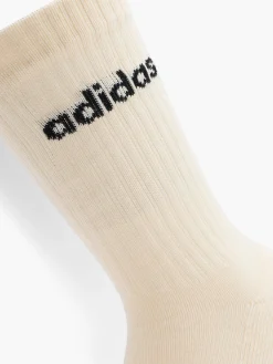 Damen Essentials Linear 3er Pack Crew Socken
