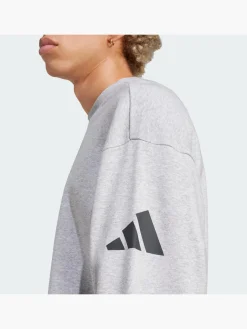 Herren adidas Essentials Loose Fit 3 Bar Logo Sweatshirt
