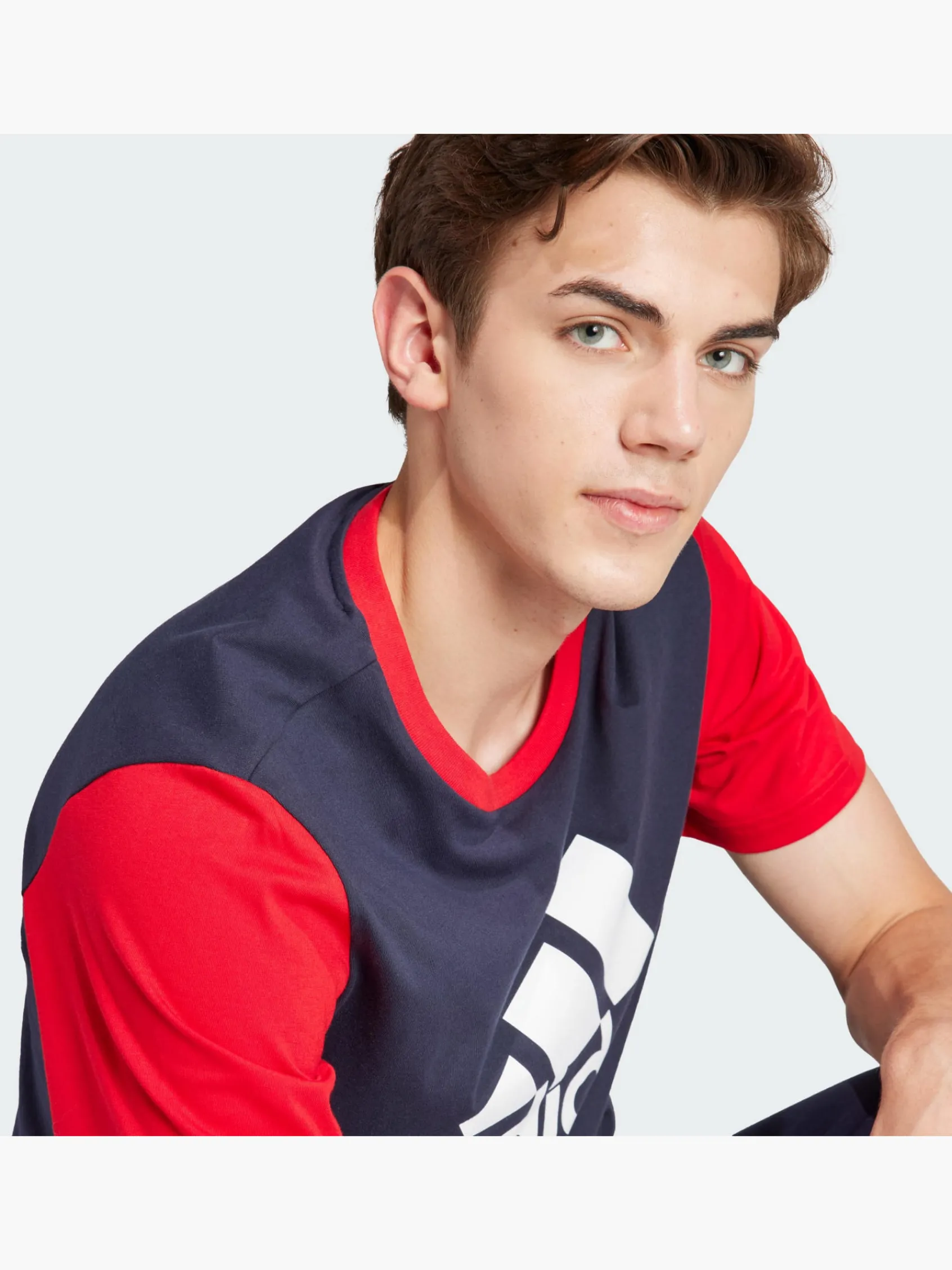 Herren adidas Essentials Single Jersey Big Logo T-Shirt