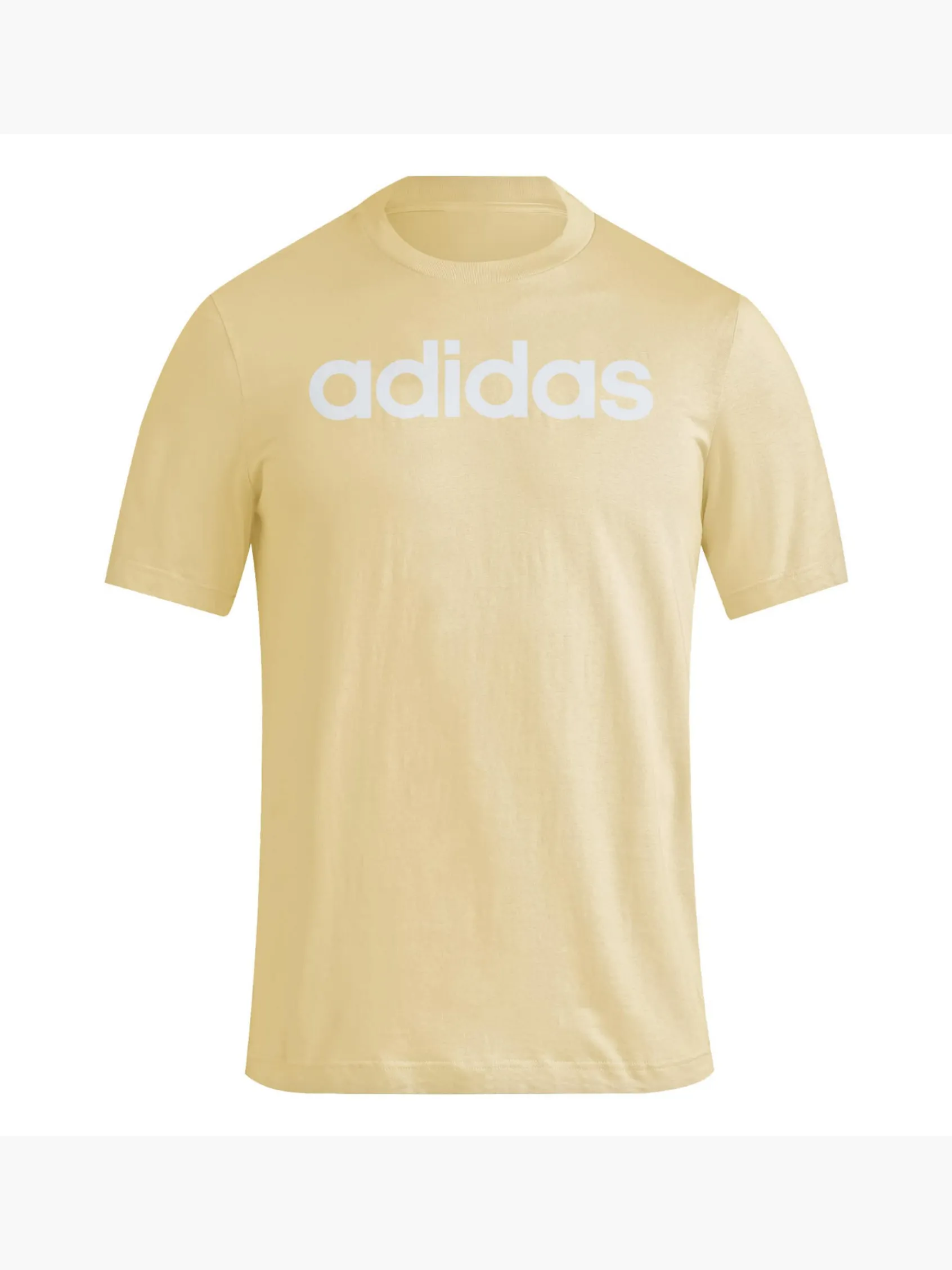 Herren adidas Essentials Single Jersey Linear Embroidered Logo T-Shirt