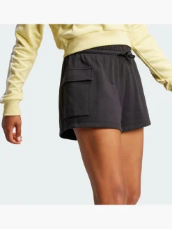 Damen adidas Essentials Small Logo French Terry Cargoshorts