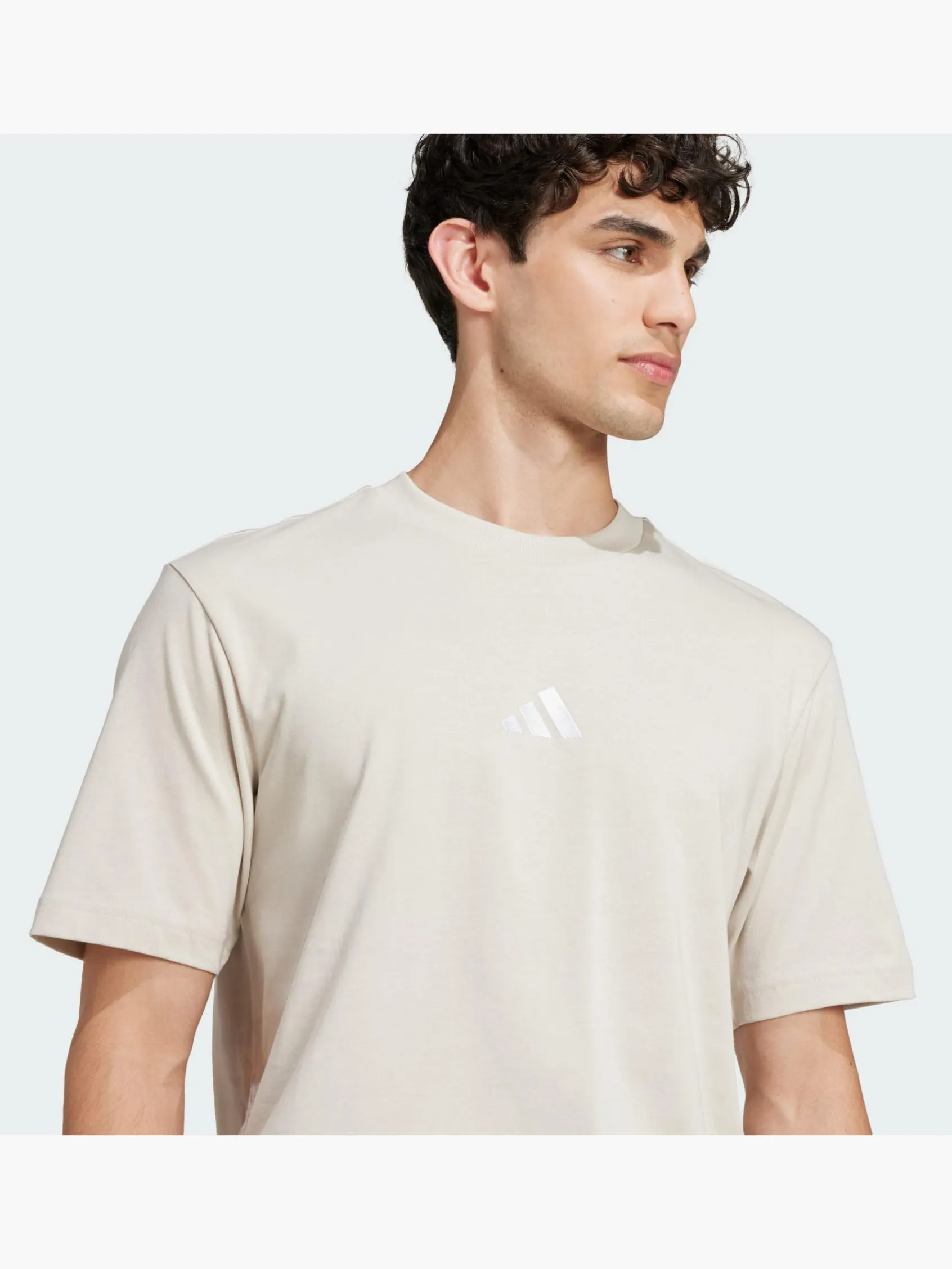 Herren adidas Essentials Small Logo Single Jersey T-Shirt