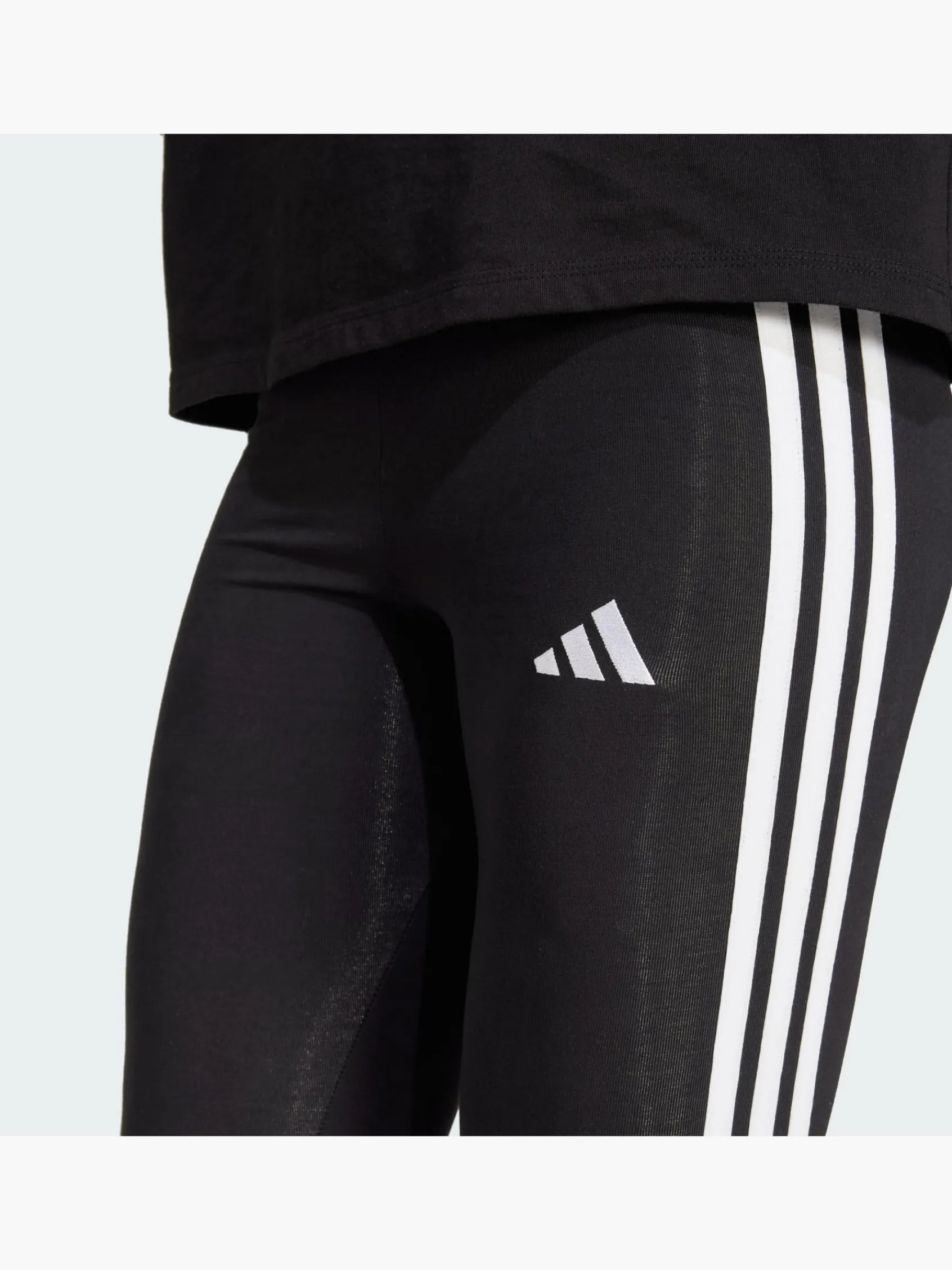 Damen adidas Essentials 3-Streifen Cotton Leggings
