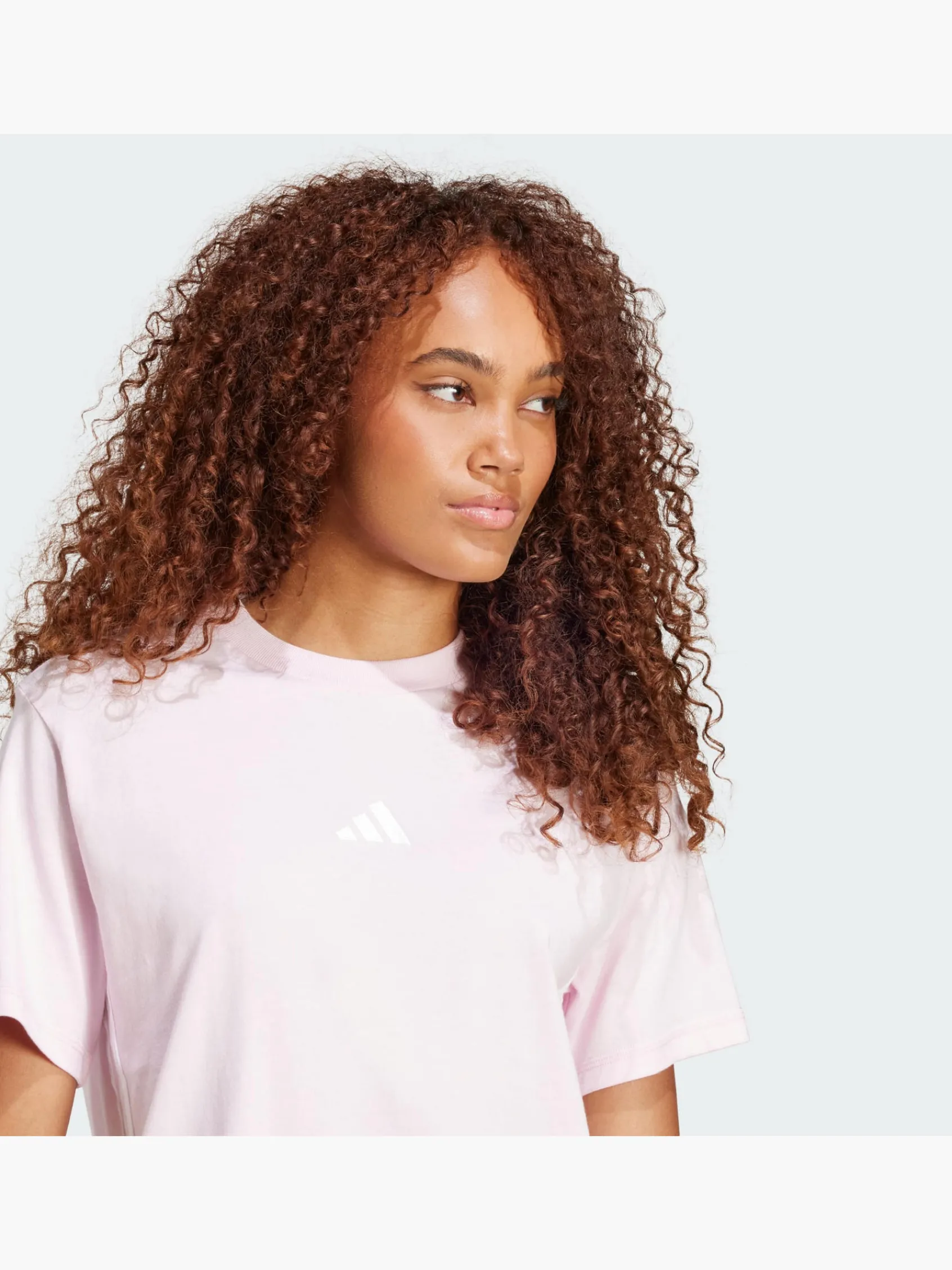 Damen adidas Essentials 3-Streifen Cotton T-Shirt
