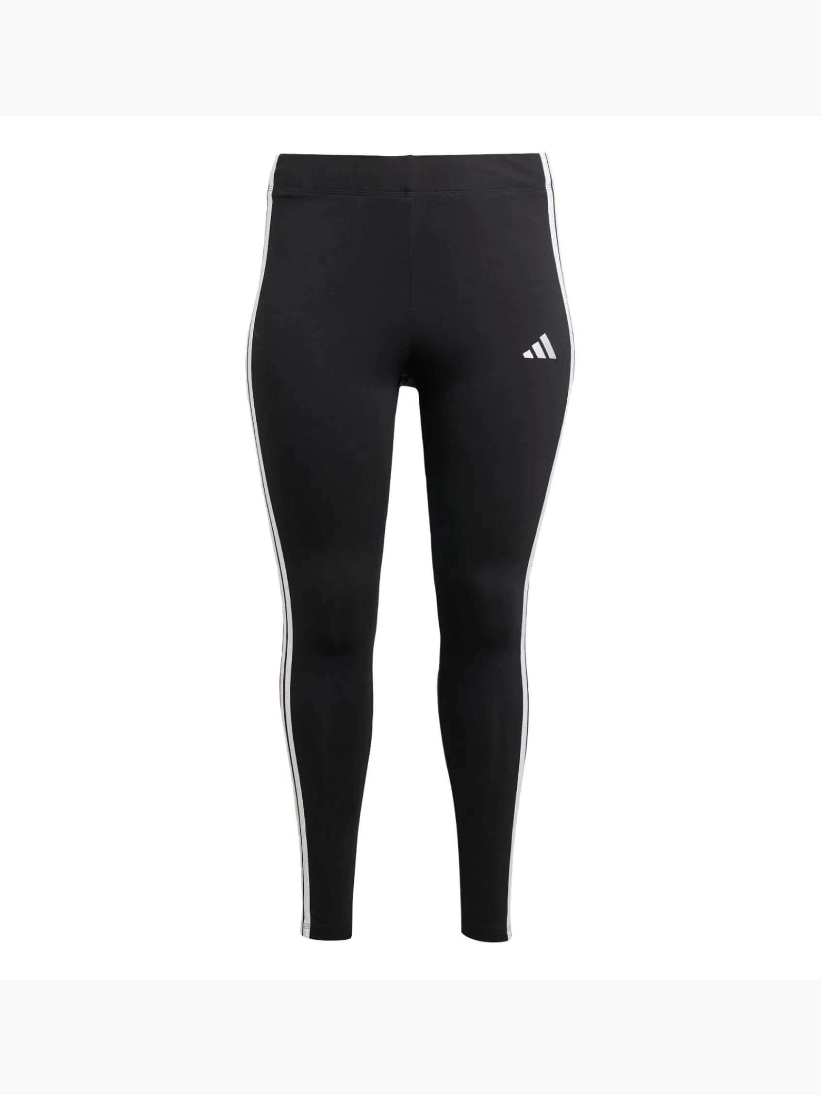 Damen adidas Essentials 3-Streifen Cotton Leggings – Große Größen