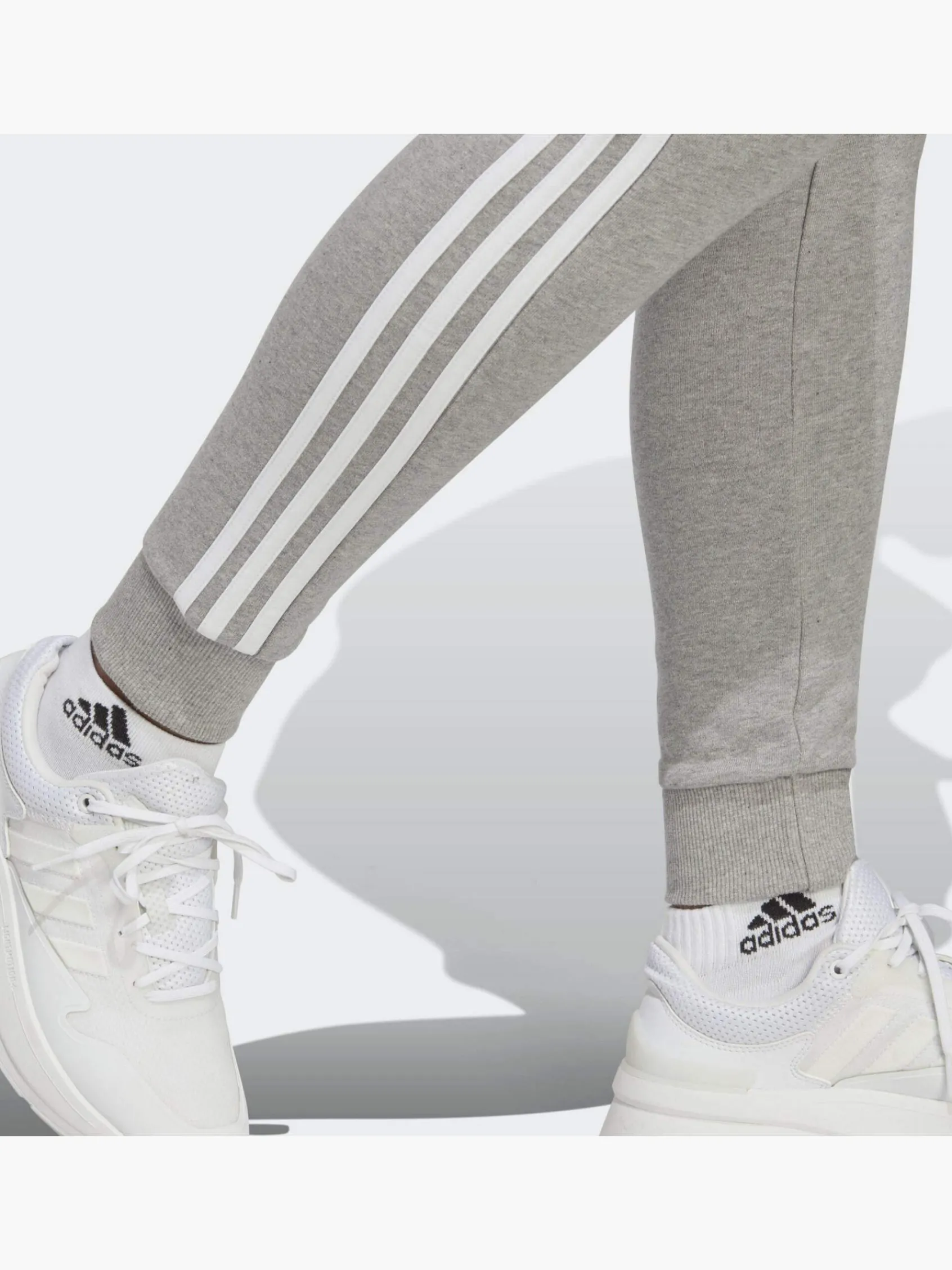 Damen adidas Essentials 3-Streifen French Terry Cuffed Hose