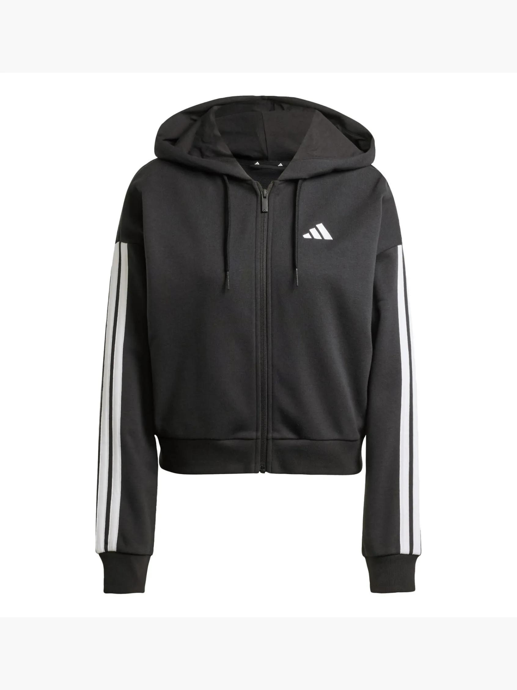 Damen adidas Essentials 3-Streifen French Terry Kapuzenjacke