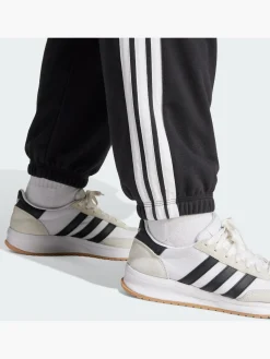 Damen adidas Essentials 3-Streifen French Terry Cuffed Hose