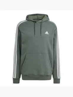 Herren adidas Essentials 3-Streifen Hoodie