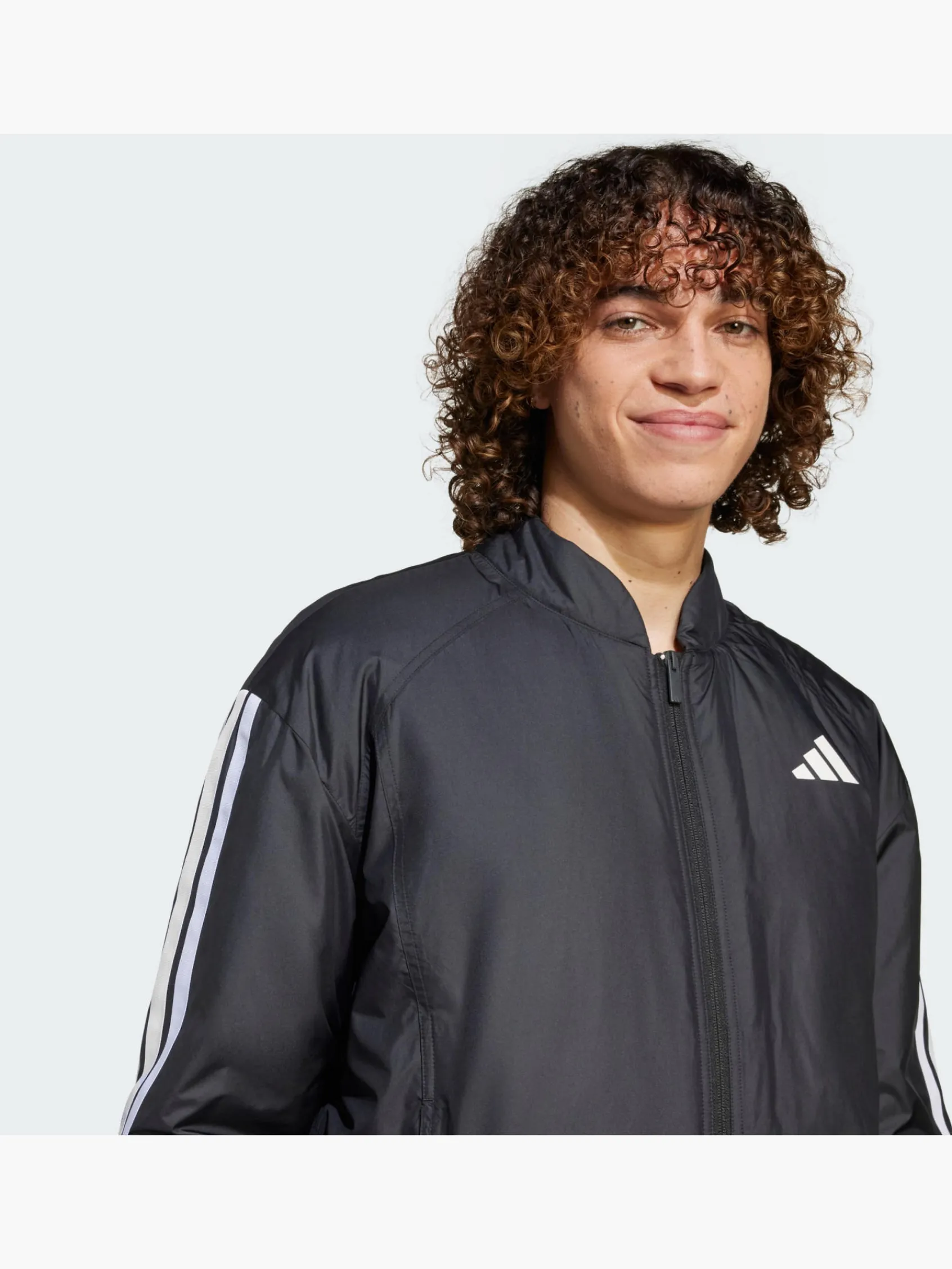 Herren adidas Essentials 3-Streifen Insulated Bomberjacke