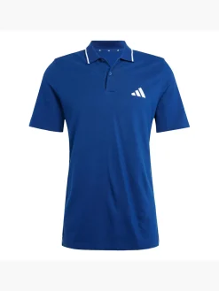 Herren adidas Essentials 3-Streifen Piqué Poloshirt