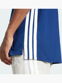 Herren adidas Essentials 3-Streifen Piqué Poloshirt