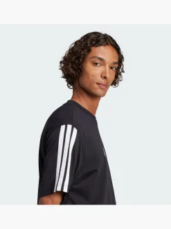 Herren adidas Essentials 3-Streifen Single Jersey T-Shirt