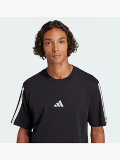 Herren adidas Essentials 3-Streifen Single Jersey T-Shirt