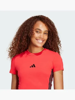 Damen adidas Essentials 3-Streifen Slim Baby T-Shirt