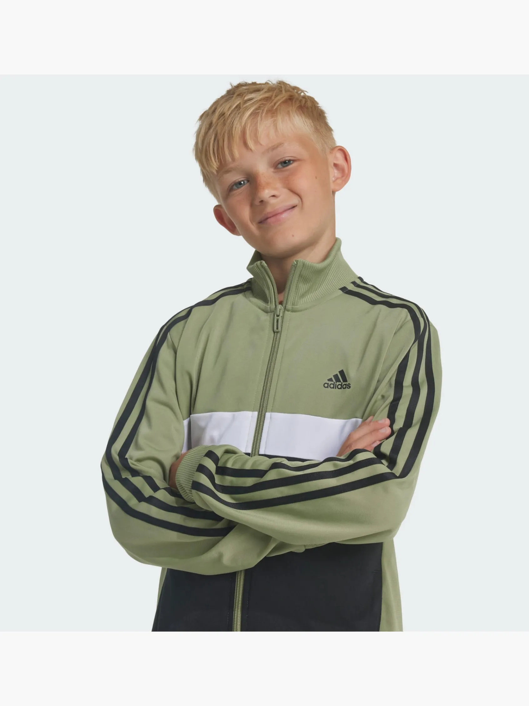 Kinder adidas Essentials 3-Streifen Tiberio Trainingsanzug