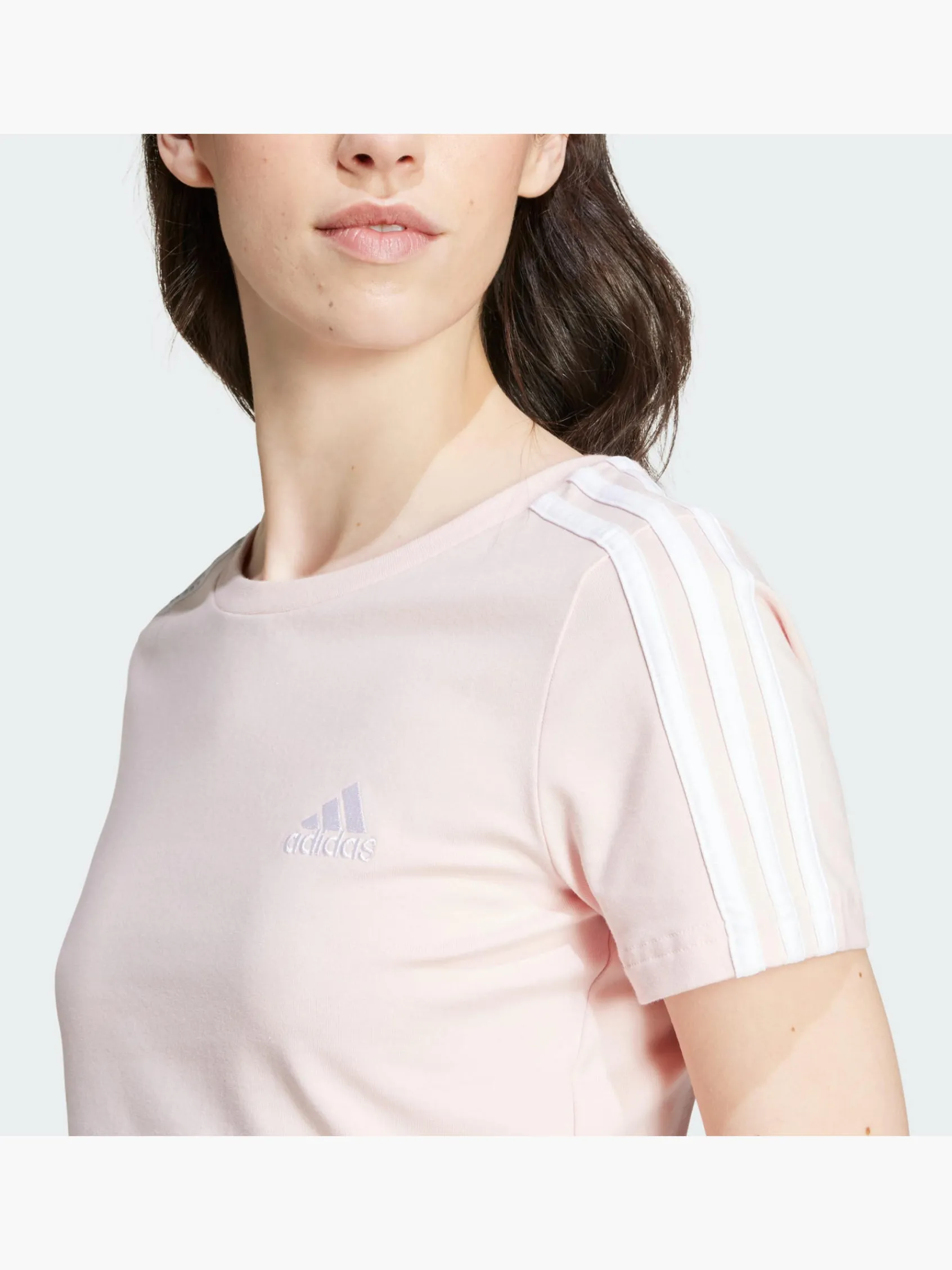Damen adidas Essentials 3-Streifen T-Shirt