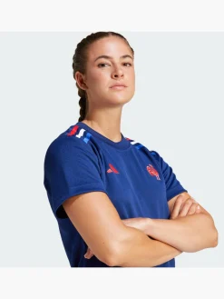 Damen adidas Frankreich Rugby Supporter Heimshirt