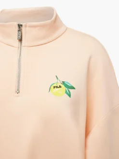 Damen FILA Half-Zip Sweatshirt