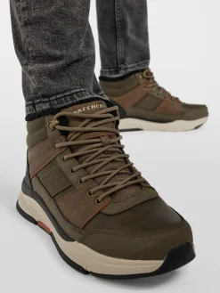 Herren Skechers Hoher Leder Sneaker BENAGO- VOREN