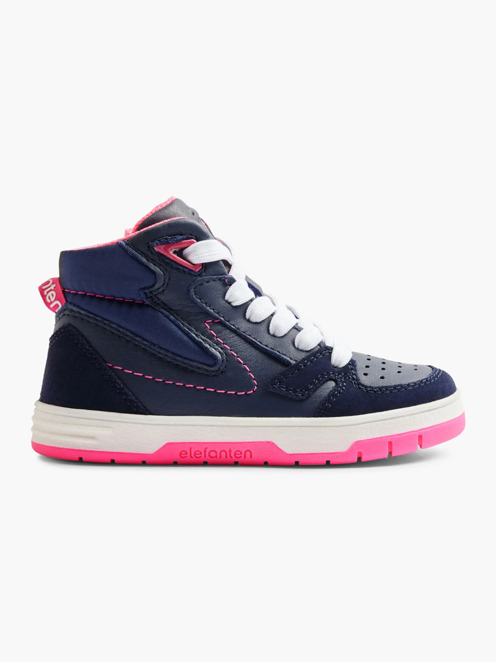 Kinder elefanten Hoher Leder Sneaker Bloom