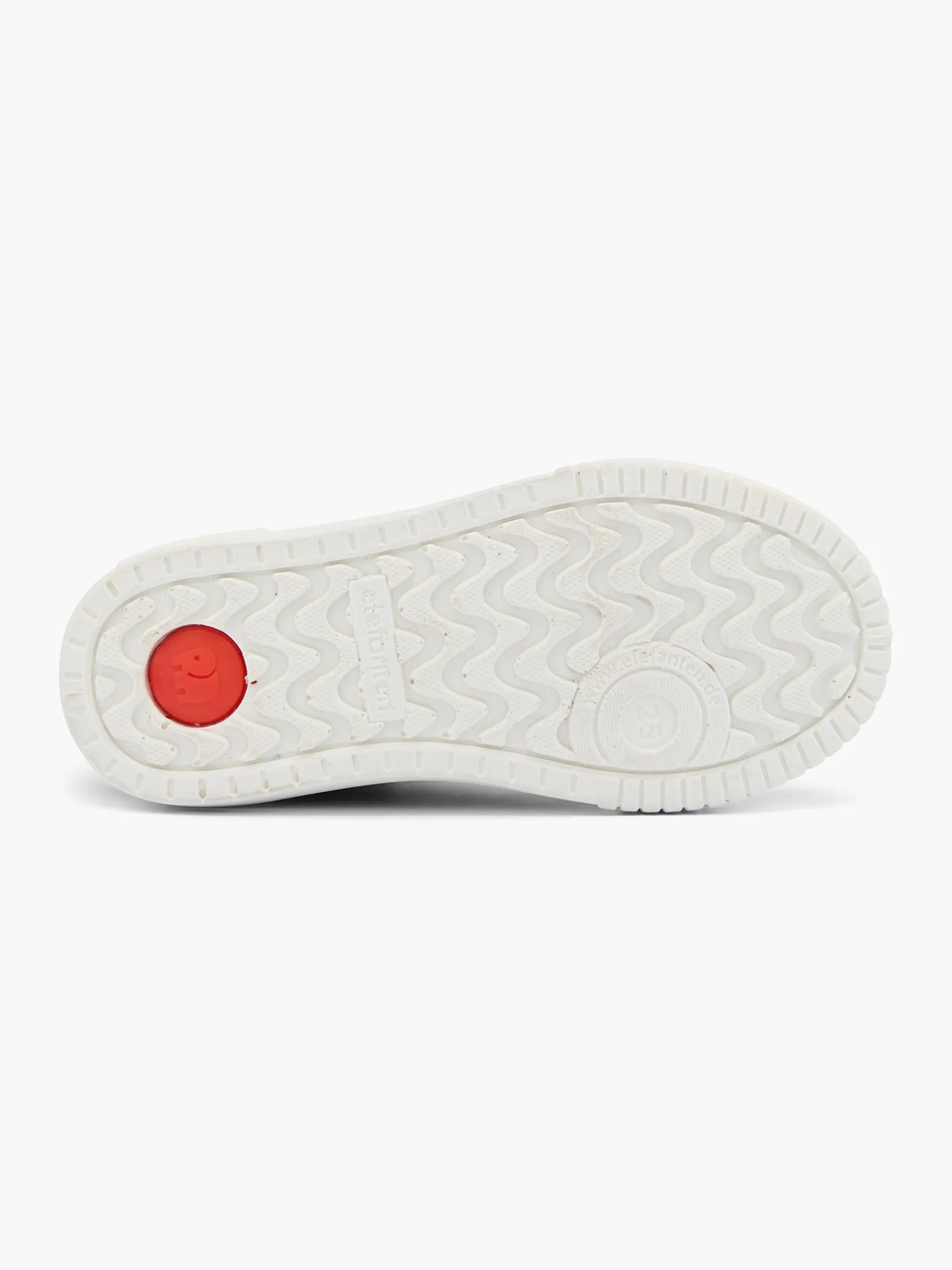 Kinder elefanten Hoher Leder Sneaker REA, Weite M