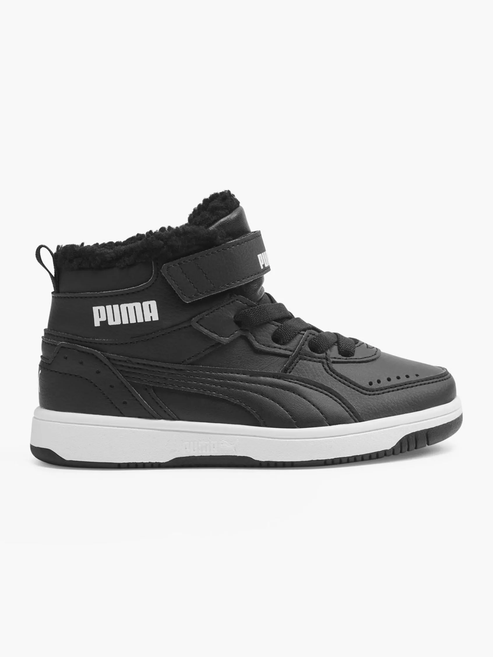 Kinder PUMA Hoher Sneaker REBOUND JOY FUR PS