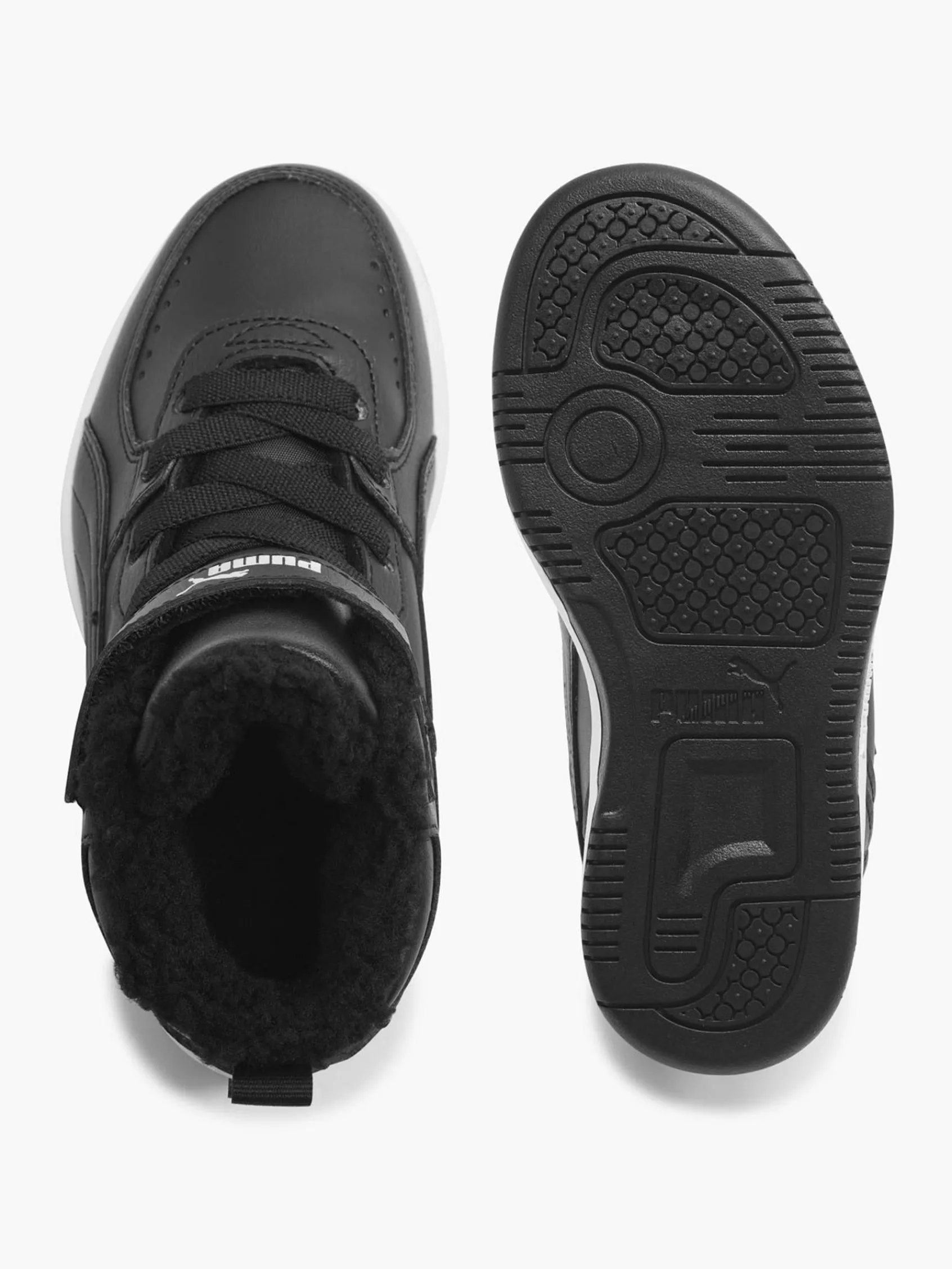 Kinder PUMA Hoher Sneaker REBOUND JOY FUR PS