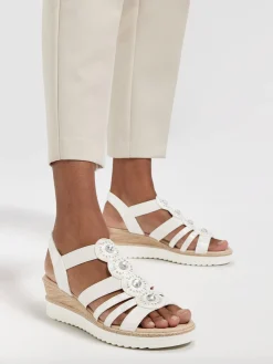 Damen Easy Street Komfort Keilsandalette