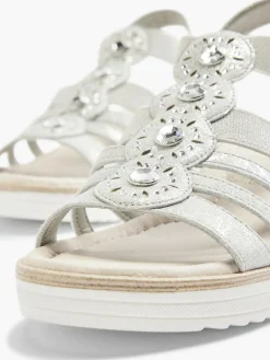 Damen Komfort Keilsandalette