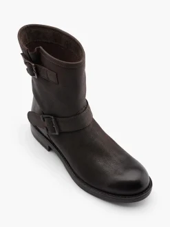 Damen 5th Avenue Leder Bikerboots