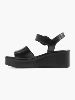 Damen 5th Avenue Leder Keilsandalette