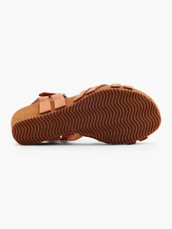Damen 5th Avenue Leder Keilsandalette