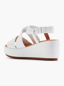 Damen 5th Avenue Leder Keilsandalette