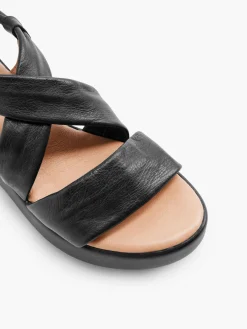 Damen 5th Avenue Leder Keilsandalette