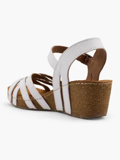 Damen 5th Avenue Leder Keilsandalette