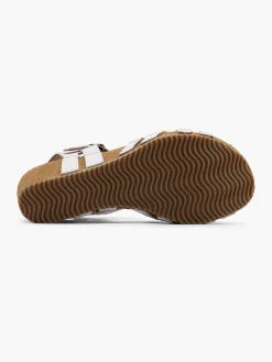 Damen 5th Avenue Leder Keilsandalette