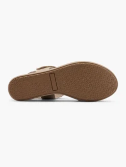 Damen 5th Avenue Leder Keilsandalette