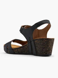 Damen 5th Avenue Leder Keilsandalette