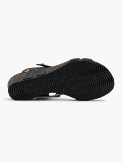 Damen 5th Avenue Leder Keilsandalette