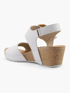 Damen 5th Avenue Leder Keilsandalette