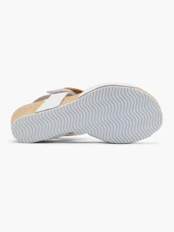 Damen 5th Avenue Leder Keilsandalette
