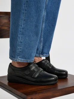 Damen Medicus Leder Komfort Slipper