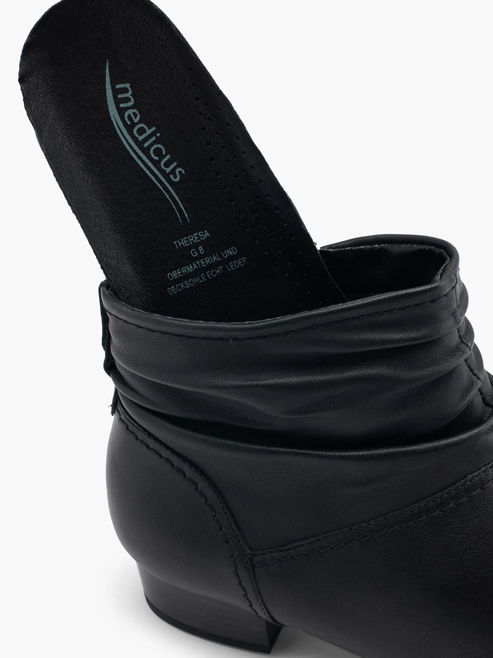Damen Medicus Leder Komfort Stiefelette
