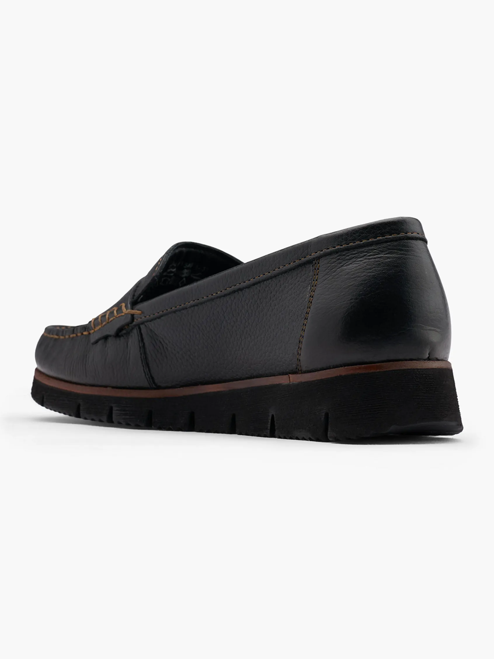 Damen 5th Avenue Leder Mokassin